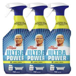 Mr.Proper Ultra Power Lemon szórófejes Tisztítószer 3x750ml kép