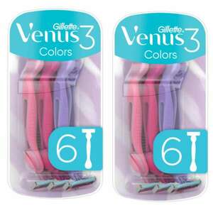 Gillette Venus 3 Colors női Borotva 2x6db kép