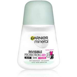 Garnier Mineral Invisible Black White Colors Floral Touch 48h Roll-on Dezodor 50ml kép