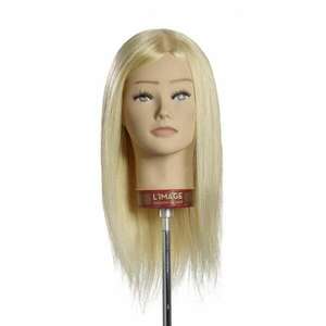 L'Image Kathrin modellező babafej 35cm természetes világos szőke hajjal kép
