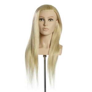L'Image Louisa verseny modellező babafej 60cm természetes világos szőke hajjal kép