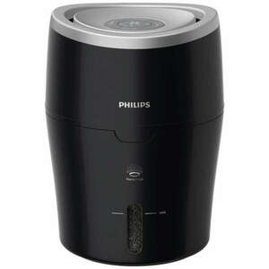 Philips HU4813/10 párásító, NanoCloud technológia, 2 l-es víztartály, 44 m² területre alkalmazható, 300 ml/ó, LED, Fekete kép