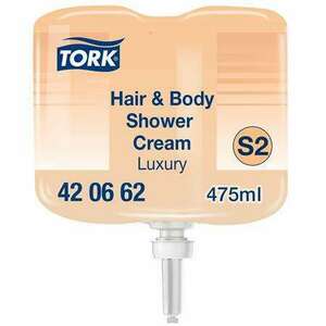 TORK Folyékony szappan, 475 ml, S2 rendszer, TORK "Mini Luxury", tusoláshoz és hajmosáshoz kép