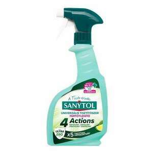 SANYTOL Általános tisztító- és fertőtlenítő spray, 500 ml, SANYTOL "4 Actions", lime kép