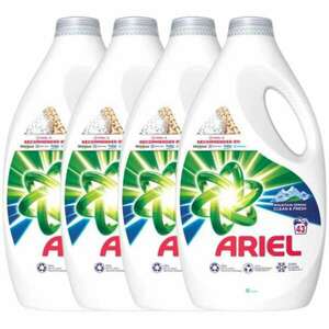 Ariel Mountain Spring Clean & Fresh folyékony Mosószer 4x2, 15L - 172 mosás kép