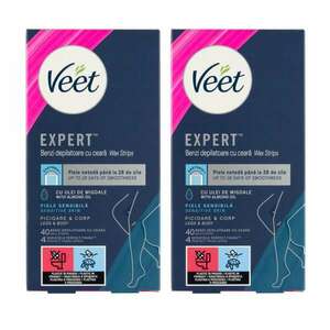 Veet Expert Hideggyanta szalagok érzékeny bőrre 2x40db kép