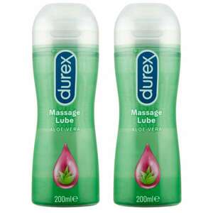 Durex Play Massage 2in1 Masszázs zselé és Síkosító 2x200ml kép