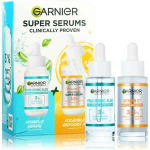 Garnier Skin Naturals Hyaluronic Aloe és C-Vitamin Szérum Duopack 2x30ml kép