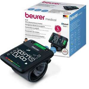 Beurer BC 87 Bluetooth, 13, 5-21, 5 cm, 2 x 120 memória fekete csuklós vérnyomásmérő kép