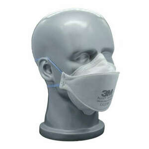 3M Aura 9320+ FFP2 szelep nélküli, egyesével csomagolt légzésvédő maszk kép