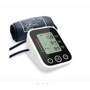 GLO style Automata felkaros vérnyomásmérő Felkaron Viselhető Vérnyomásfigyelő LCD Idő & Dátum Memóriatároló nagy pontosságú mérés ms-260 kép