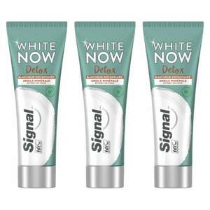 Signal Fogkrém White Now Detox Coconut 3x75ml kép