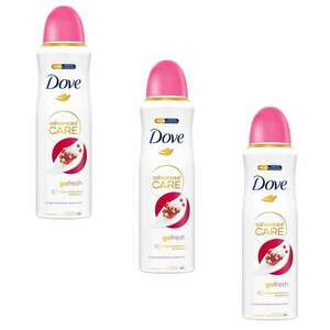 Dove Advanced Care Go Fresh női izzadásgátló Dezodor Pomegranate & Lemon Verbena Scent 3x200ml kép