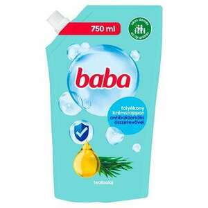 BABA Folyékony szappan utántöltő, 750 ml, BABA, teafaolajjal kép