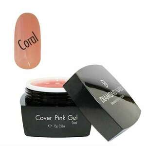 Diamond Nails Cover Pink Zselé 15g - Coral - körömágy hosszabbító zselé kép