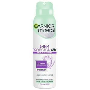 Izzadásgátló Dezodor Spray - Garnier Mineral 6-in-1 Protection 48H, Skin + Clothes, 150 ml kép