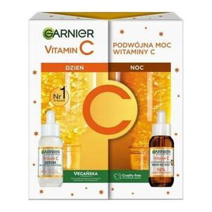 C-vitaminos Arcápoló Készlet – Garnier C-vitamin: Nappali Szérum 30 ml + Éjszakai Szérum 30 ml kép