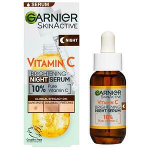 Éjszakai Szérum 10%-os Tisztaságú C-Vitaminnal - Garnier Skin Naturals Vitamin C Brightening Night Serum, 30 ml kép