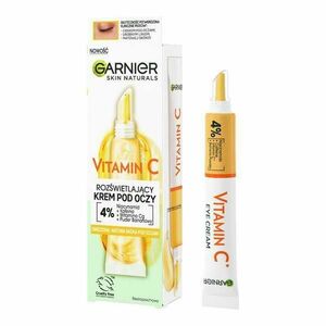 Világosító hatású szemkörnyékápoló krém - Garnier Skin Naturals Vitamin C Brightening Eye Cream, 15 ml kép