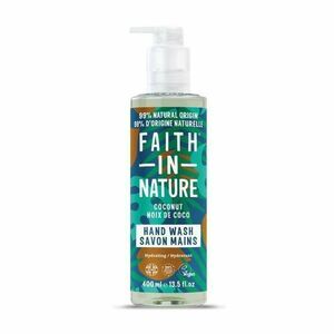 Természetes hidratáló folyékony szappan kókusszal - Faith in Nature Hand Wash Coconut Hydrating, 400 ml kép