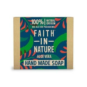 Szilárd természetes szappan aloe verával – Faith in Nature Hand Made Soap Aloe Vera, 100 g kép