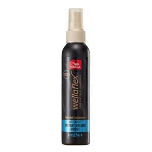 Erős fixálású Volumen Hajspray – Wella Wellaflex Special Collection Black Gel Spray Instant Volume Boost, 150 ml kép