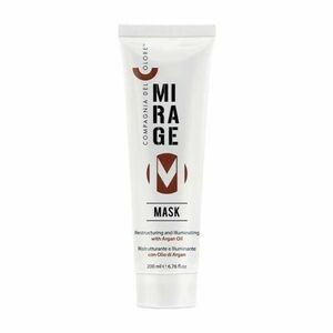 Hajmaszk argánolajjal Mirage - Compagnia Del Colore Mask Restructuring and Illuminating with Argand Oil, 200 ml kép