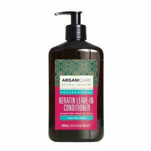 Keratin öblítésmentes balzsam száraz hajra - Arganicare Keratin Leave-In Conditioner For Dry Hair, 400 ml kép