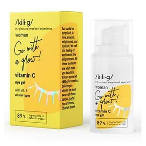 Szemkörnyékápoló gél C-vitaminnal - Kilig Go With a Glow! Vitamin C Eye Gel, 15 ml kép