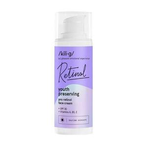 Arckrém SPF30 Pro-Retinollal, Peptiddel és Panthenollal - Kilig Youth Preserving Face Cream Retinol, 30 ml kép