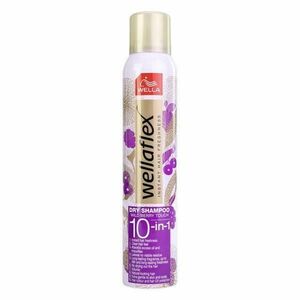 Száraz sampon – Wella Wellaflex Dry Shampoo Wild Berry, 180 ml kép