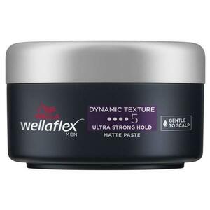 Hajviasz ultra erős tartással – Wella Wellaflex Men Dynamic Texture matt paszta Ultra Strong Hold, 75 ml kép