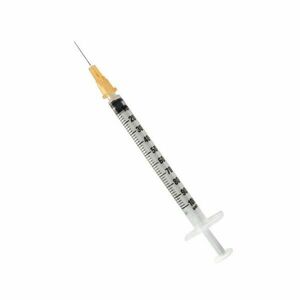 Inzulin Fecskendők 3 Komponenssel Egyszeri Használatosak Narcis, 1ml, eltávolítható tű, 26G, sterilek, 100 db. kép