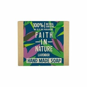Természetes szilárd levendula szappan – Faith in Nature Hand Made Soap Lavender, 100 g kép