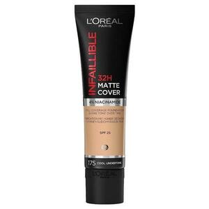 Mattító alapozó - L'Oreal Paris Infaillible 32H Matte Cover, árnyalata 175 Cool Undertone, 30 ml kép