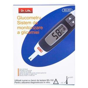 Glükométer a vércukorszint monitorozására BG-203, Dr, Life kép