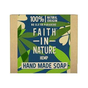 Szilárd natúr kender szappan – Faith in Nature Hand Made Soap Hemp, 100 g kép
