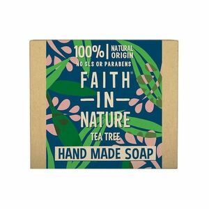 Természetes szilárd szappan zöld teafával – Faith in Nature Hand Made Soap Tea Tree, 100 g kép