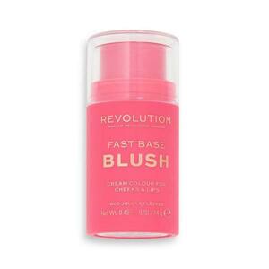 Krémes Arcpirosító - Makeup Revolution Fast Base Blush Stick, árnyalata Rose, 14 g kép