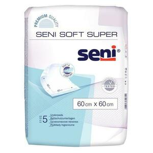 Védő alsó betétek - Seni Soft Super Underpads, 60 x 60 cm, 5 db. kép