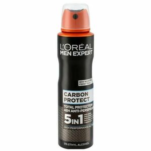 Izzadásgátló spray dezodor férfiaknak - L'Oreal Paris Men Expert Carbon Protect 5in1, 150 ml kép