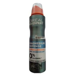 Izzadásgátló dezodor spray férfiaknak – L'Oreal Paris Men Expert Magnesium Defense Hypoallergenic 48H, 150 ml kép