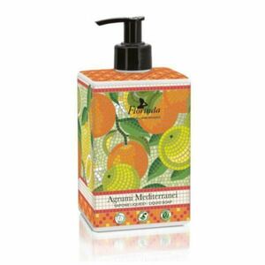 Növényi folyékony szappan mediterrán citrus és bergamott illattal - La Dispensa Florinda Sapone Liquido Agumi Mediterranei, 500 ml kép