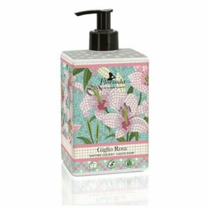 Növényi folyékony szappan rózsaszín liliom illattal - La Dispensa Florinda Sapone Liquido Giglio Rosa, 500 ml kép
