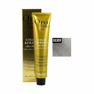 Demipermanens Hajfesték Fanola Oro Therapy Color Keratin Silver - Corector Ezüstös, 100ml kép