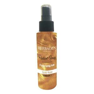 Spray Glitterrel – Herbagen Radiant Spray Gold Rose, 100 ml kép