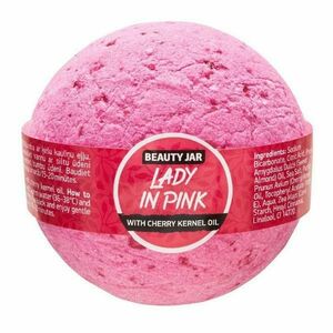 Fürdőgolyó cseresznyemagolajjal - Beauty Jar Lady in Pink, 150 g kép