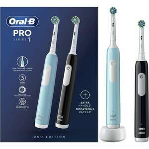 Oral-B PRO Series 1 Duo Edition elektromos fogkefe kék/fekete (8006540789193) (8006540789193) kép