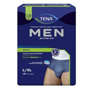 Tena Men Active Fit Pants Plus Inkontinencia-fehérnemű L/XL 8db - sötétkék kép