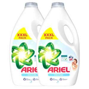 Ariel Sensitive & Baby Skin Clean & Fresh folyékony Mosószer 2x3, 2L - 128 mosás kép